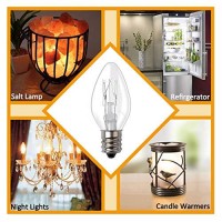 15We12?15?Watt Bulbs?Compatible With?Scentsy?-?Plug?In?Night Wax Warmer Diffuser?C7?Replacement?Bulb?15W?120?Volt?(10?Bulbs)