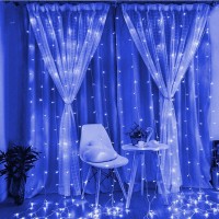 Twinkle Star 300 Led Window Fairy Curtain String Lights For Halloween Christmas Wedding Party Home Garden Bedroom Outdoor Indoor