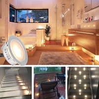 Recessed Led Deck Lights Kits 6 Pack,Smy(Upgrade Version)In Ground Outdoor Led Deck Lighting Waterproof Ip67,Low Voltage Led Lights For Garden,Yard Steps,Stair,Patio,Pool Deck,Kitchen Decoration