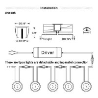 Recessed Led Deck Lights Kits 6 Pack,Smy(Upgrade Version)In Ground Outdoor Led Deck Lighting Waterproof Ip67,Low Voltage Led Lights For Garden,Yard Steps,Stair,Patio,Pool Deck,Kitchen Decoration