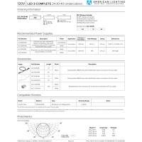 American Lighting 3-Complete Led Undercabinet Fixture, Adjustable 2700K-3000K-4000K Warm White, White, And Ultra Warm White Color, 16-Inch, White, Single Fixture