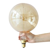 Tianfan Giant Edison Bulb G200 Vintage Incandescent 60W Spiral Filament 110130V E26 Big Size Light Bulb G200