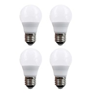 Taysing 12V Light Bulb A15 3W Soft White 3000K E26 Screw Base 12V Led Bulb Dc 12 Volt 24V 36V 48V Low Voltage Lights For Solar Battery System,Rv,Marine Boat,Off Grid Lighting(3W-3000K-4 Pack)