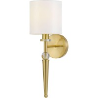 From charming table lamps to handcrafted chandeliers and everything in between AF Lighting offers inspired lighting for todays lifestyles Our modern wall sconce from the Merritt lighting collection features a round hardback fabric shade plus two crystal o