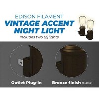 Westek Vintage Night Light, 2 Pack 