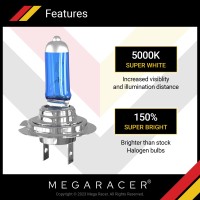 Mega Racer H7 Halogen 55W Combo