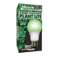 Miracleled 604614 Green Spectrum Stasis Light, 1 Pack, 60W Grow Room