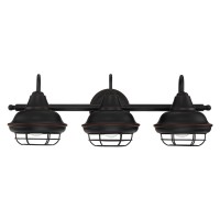 Designers Impressions Charleston Oil Rubbed Bronze 3 Light Wall Sconce/Bathroom Fixture: 10010