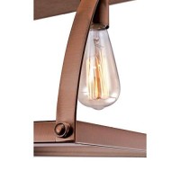 Westinghouse Lighting 6351600 Chandelier, Barnwood & Copper