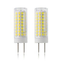 G Mgy Oled Led Gy8.6 Bulb,7W T4 G8 Led Bulb, 75W Halogen Bulb Replacement, Gy8.6 Bi-Pin Base Light Bulb, Ac120V, For Under Counter Kitchen Lighting, Light Fitting, 2-Pack (White)