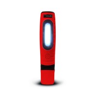 Schumacher Sl137Ru Led Cordless Work Light And Magnet Torch With 360?Multi-Angle Positioning , Red