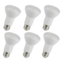 Led Br20, 3000K, 105, Cri80, Etl, 8W, 50W Equivalent, 25000Hrs, Lm550, Dimmable, Input Voltage 120V 6 Pack