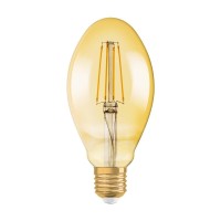 Osram 09197-4.5 Watt 220/240 Volt European Medium Screw Base 2500K Non-Dimmable Led (Led Vintage 1906 Oval 40 4.5W 825 220V Cl E27)