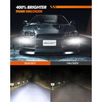 Strong Light Penetration Light dispersion is modest In low visibility weather fog lights can provide better visibility of the vehicle ahead and effectively prevent accidents SEALIGHT F3 Series H10 fog light escorts customers