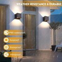 Inhdbox Led Aluminum Waterproof Outdoor Wall Lights, 4.7