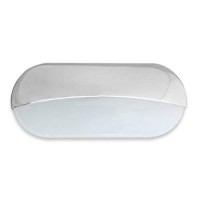 Dream Lighting Led 12Volt Oval Courtesy Light For Marine Boat Footwell Cabin Gallery Deck Companion Way Light-Stainless Steel Housing, Cool White, Pack Of 6