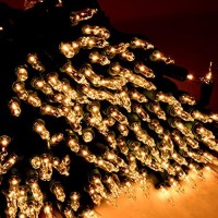 Holiday Essence 300 Mini Clear Lights, Christmas String Lights For Indoor And Outdoor Decorative Use, Green Wire, Ul Listed