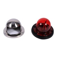 Keenso Boat Navigation Lights, 12V Stainless Bow Lights Marine Boat Yacht Light Led Red Green Sailing Signal Lights For Boats