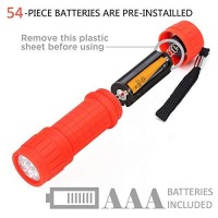 Fastpro 18-Pack, 9-Led Mini Flashlight Set, Aaa Batteries Are Included And Pre-Installed, Perfect For Class Teaching, Camping, Wedding Favor