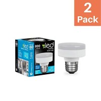 Xtricity Led Closet Puck Light Bulb, Dimmable, Flat 11W (60W Replacement), 800 Lumens, 4000K Cool White, E26 Medium Base, Low Profile Led Light Bulb 120V, Ul Listed (2 Pack)