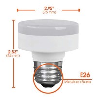 Xtricity Led Closet Puck Light Bulb, Dimmable, Flat 11W (60W Replacement), 800 Lumens, 4000K Cool White, E26 Medium Base, Low Profile Led Light Bulb 120V, Ul Listed (2 Pack)