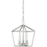 Savoy House 3-320-3-109 Townsend 3-Light Foyer Pendant In A Polished Nickel Finish (10