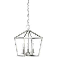 Savoy House 3-320-3-109 Townsend 3-Light Foyer Pendant In A Polished Nickel Finish (10