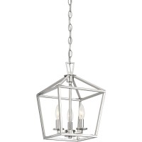 Savoy House 3-320-3-109 Townsend 3-Light Foyer Pendant In A Polished Nickel Finish (10