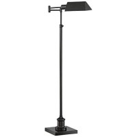 Regency Hill Jenson Traditional Adjustable Pharmacy Lamp Floor Standing Base Swing Arm 54 Tall Dark Bronze Metal Bright Downward Light For Living Room Reading House Bedroom