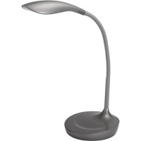 Brighten your mood and office with this Konnect Gooseneck LED Desk Lamp It operates with a touchsensitive power control for easy use Adjust the brightness using the dimmer function for the perfect amount of illumination Silicone neck is flexible to conven