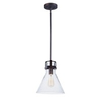 Maxim Seafarer-1 Light Pendant In Traditional Style-14 Inches Wide By 60 Inches High-Oil Rubbed Bronze Finish-False Bulb Inclu