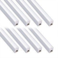 Kihung 8 Pack Led Shop Light Fixture 2Ft 6500K 10W 1100Lm T5 Super Bright White Led Tube Strip For Garage Workshop Ceiling U