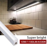 Kihung 8 Pack Led Shop Light Fixture 2Ft 6500K 10W 1100Lm T5 Super Bright White Led Tube Strip For Garage Workshop Ceiling U