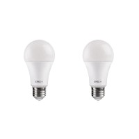 Cree Lighting Exceptional Series A19 Bulb, 2700K Dimmable Led Bulb, 60W + 815 Lumens, Soft White, 2 Pack