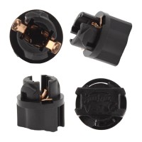 Material ABS Copper Fit to Voltage 12V24V Compatible Bulbs T5 17 18 27 37 58 70 73 74 79 85 86 206 207 286 306 307 308 406 407 2721 etc Installation Instrument Cluster Twist Lock Plug and Play Package include 10 Sockets not include lights