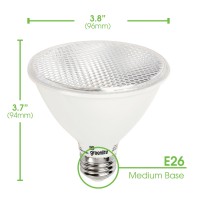 Greenlite Led Par30 Short Neck Dimmable Flood Light Bulb, 11W (75W Equivalent), 900 Lumens, 2700K Bright White, 120V, Indoor/Outdoor, Energy Star Certified, Ul Listed (6 Pack)