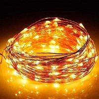 Zaecany 132 Feet 400 Leds Copper Wire String Lights With Switch, Christmas Lights Indoor Decoration For Party Wedding Bedroom, Fairy Lights Plug In With Remote, 8 Scene Modes, Dimmable Warm White