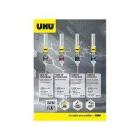 Uhu Turbo Fix Plastic Fast Strong 2-Component Repair Adhesive 10G