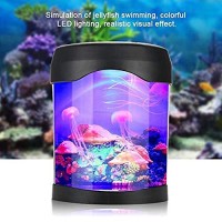 Usb Jellyfish Lamps, Electric Aquarium Tank Ocean Night Lights Led Jelly Fish Light Lamp With Color Changing For Living Room Home Bedroom Desktop Decoration Gift For Kids And Adults