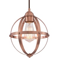 Westinghouse Lighting 6362100 Stella Mira One-Light Indoor Mini Pendant, Washed Copper Finish