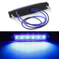 Shangyuan Led Interior Boat Lights, Utility Slim Strip Bar Light Fit Courtesy Lighting Cockpit Lights Navigation Light Blue (Pack Of 2)