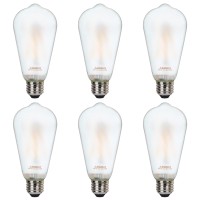 Asoko Led Edison Vintage Clear Bulbs, 4W 4000K Daylight White, Dimmable Led Edison Bulb Antique Led Filament Bulbs, Clear Glass, 40W Equivalent, 380Lm, St64, E26 Base (4W-4000K-6Pack)