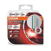 Get the most out of your xenon headlights with the intense illumination of OSRAM Xenarc Night Breaker Laser Why buy the OSRAM Xenarc Night Breaker Laser D3S Twin The Xenarc Night Breaker Laser is a bold new entry in OSRAMs muchlauded Maximum Performance h