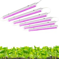 Moniosl Led Grow Lights For Seedlings Growing Strips For Indoor Plants 2Ft 60W6 X 10W T5 Clone Light Bars Extendable 24 Inch