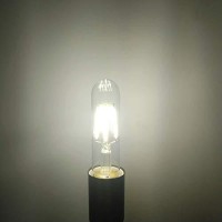 Asoko Edison Bulb, T10 Daylight 4000K Led Tubular 4W Dimmable Tube Vintage Bulbs 40 Watt Equivalent,E26 Base(3-Pack)