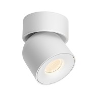 Aisilan Led Ceiling Spotlight Indoor, 7W White Directional Accent Light Fixture, Rotatable Modern Single Art Spot Light Hard-Wired, Warm White Cri 97+, For Living Room Bedroom