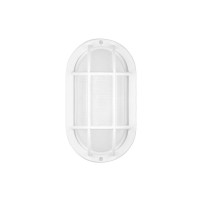 Euri Lighting Eol-Wl14Wh-2050E Aluminum Housing, Bulkhead Outdoor Integrated Led Wall Light, Wet Rated, 6.2 Watts, 434 Lumens, 5000K Cool White, Energy Star, 2 Year, 50K Hour Warranty