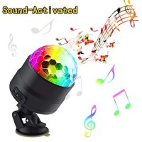 Disco Ball Party Lights Portable Rotating Lights Sound Activated Led Strobe Light 7 Color With Remote And Usb Plug In For Car Home Room Parties Kids Birthday Dance Wedding Show Club Pub Xmas