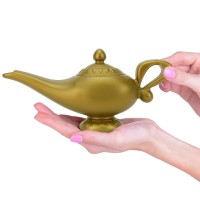 Skeleteen Arabian Genie Oil Lamp - Aladdin'S Gold Magic Genie Lamp Costume Accessory - 1 Piece