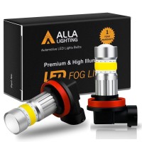 Alla Lighting 2800lm H8 H11 H16 LED Bulbs 3200K Amber Yellow Fog Lights DRL Replacement for Cars Trucks Xtreme Super Bright COB72 SMD UpgradeAlla Lighting pursues to offer the best valuable guaranteed led light bulbs for the customers this H8 H11 led fog 